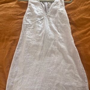 Madewell Lavender Linen Dress